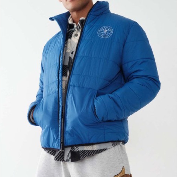 True Religion Solid Puffer Jacket